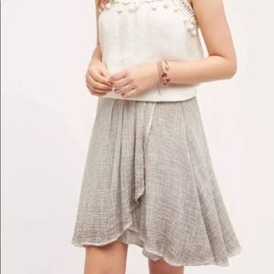 Anthropologie Tina jo gauzy swing skirt size large